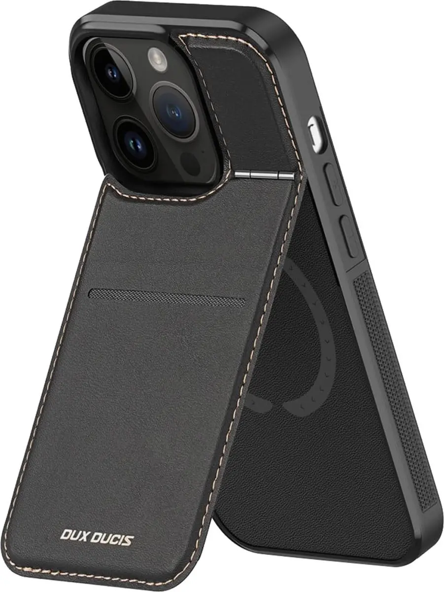 Dux Ducis Rafi Series BACK-RAFI-15P Telefoonhoesje - iPhone 15 Pro - Zwart