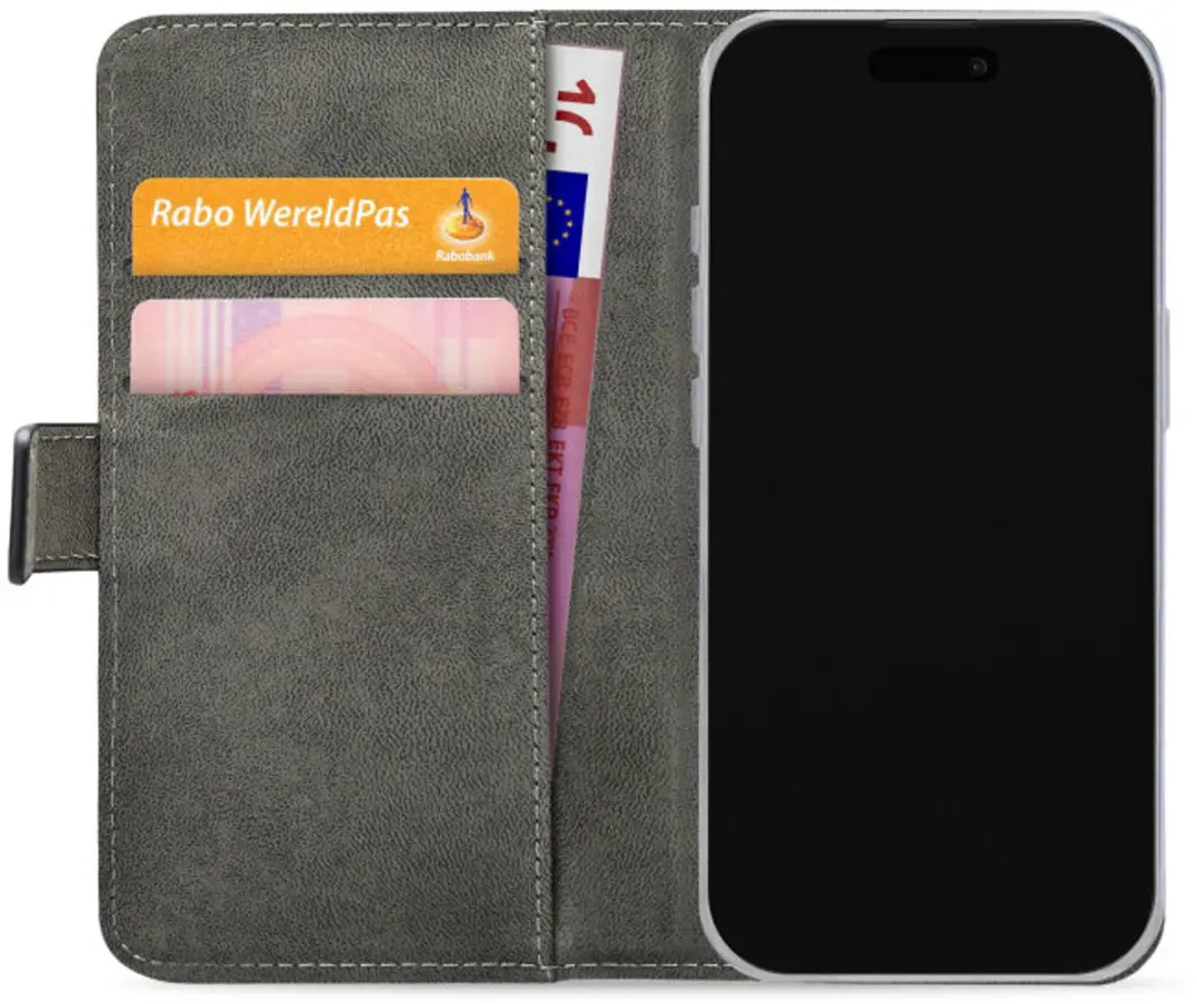 Mobilize Classic Gelly Wallet Book Case MOB-CGWBCB-IPH17PRO - Zwart