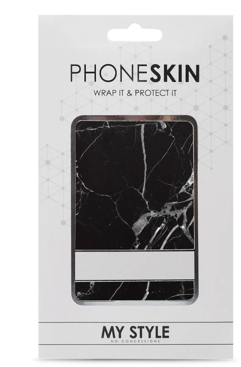 My Style PhoneSkin iPhone Xs - Zwart Marble