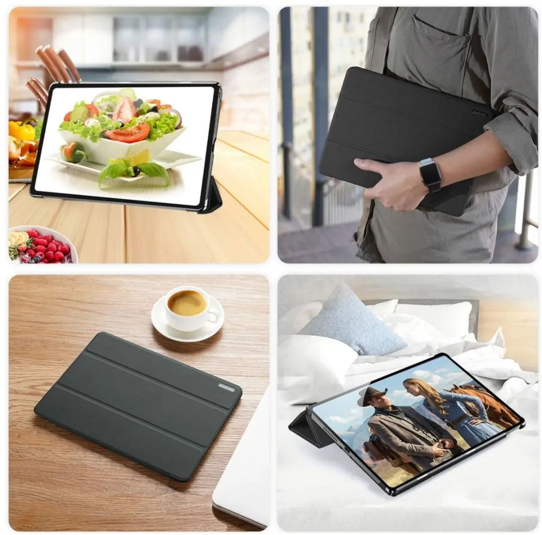 Dux Ducis Tablethoes Lenovo Tab 10.1 (2025) 10.1" - Zwart