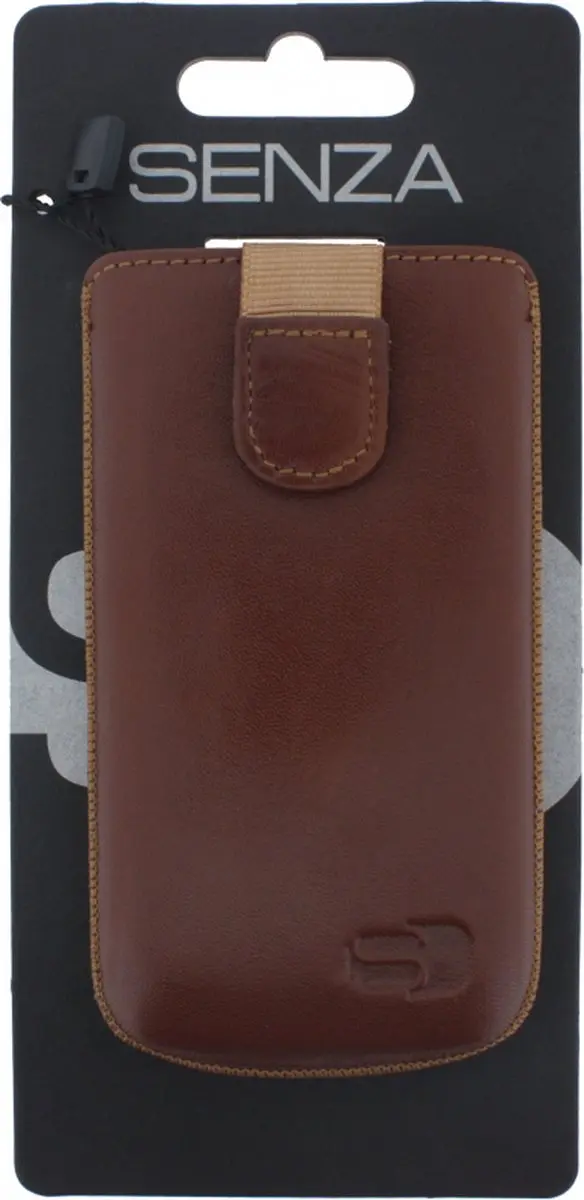 Senza Slide Serie Echt Leer Insteekhoes Cognac - SEN-LSCC-SIM