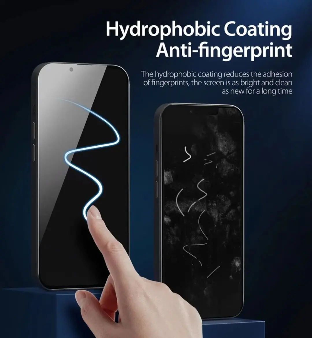Dux Ducis iPhone 15 Privacy Screen Protector - 9H Tempered Glass