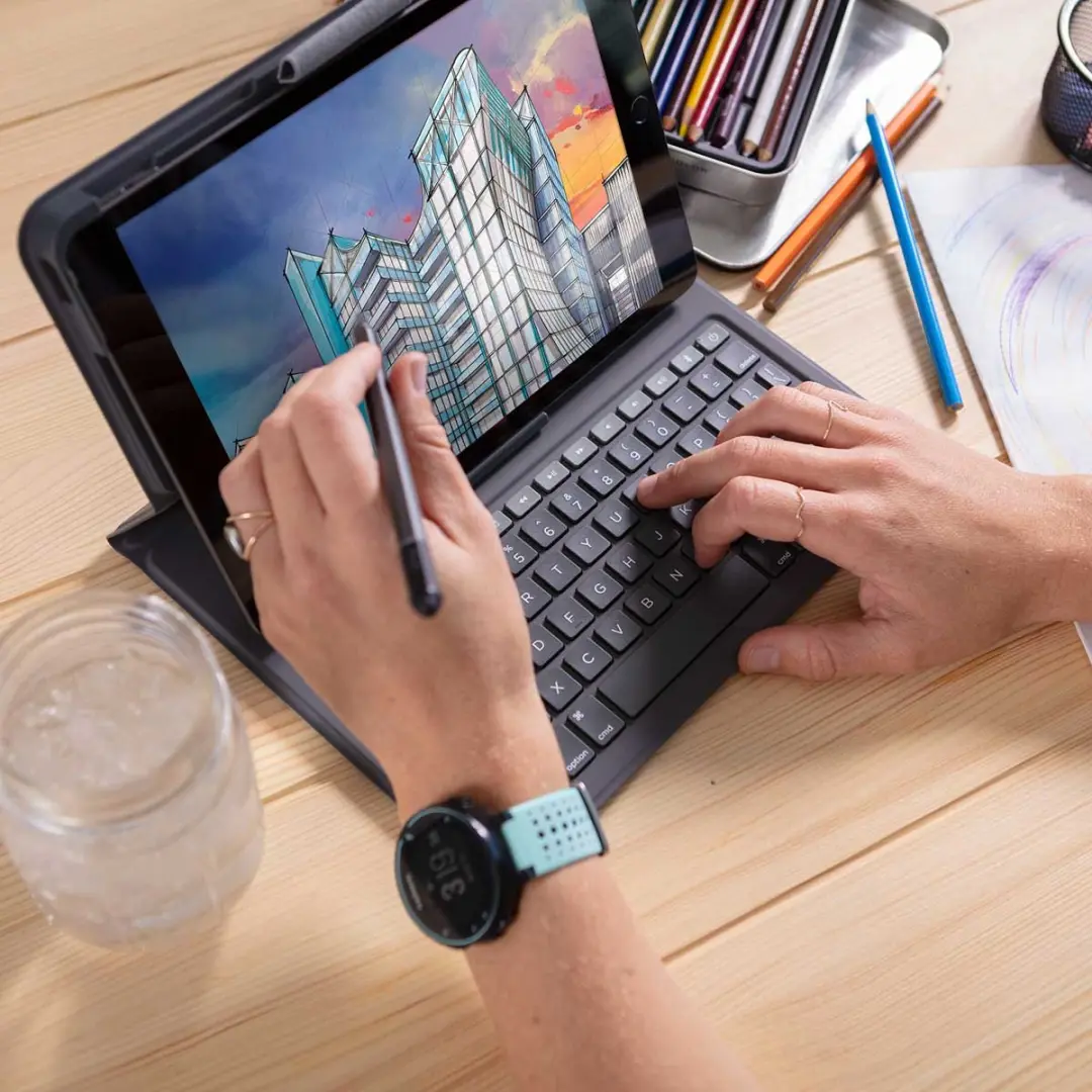 ZAGG Messenger Folio 2 iPad 10 (2022) Tablethoes - Zwart