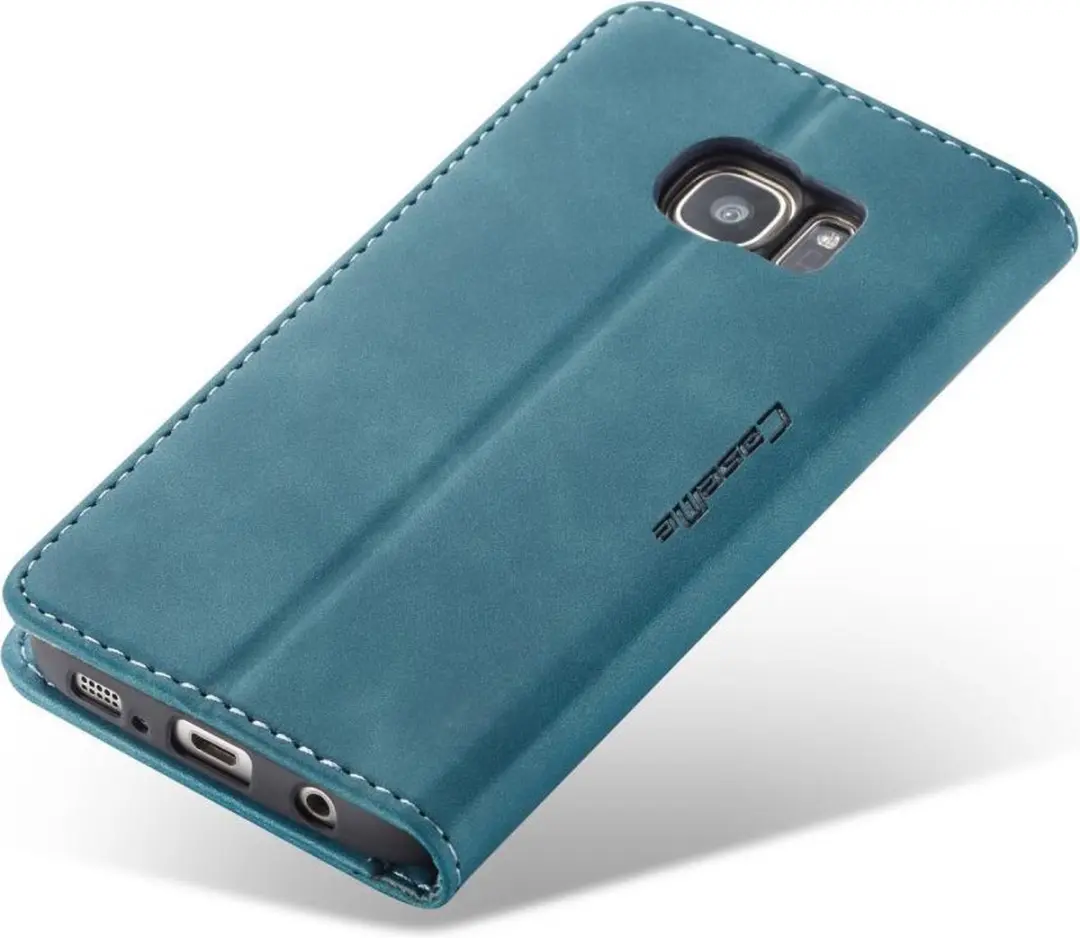 Caseme Book Case Samsung Galaxy S7 - Blauw - afbeelding 6 van 6