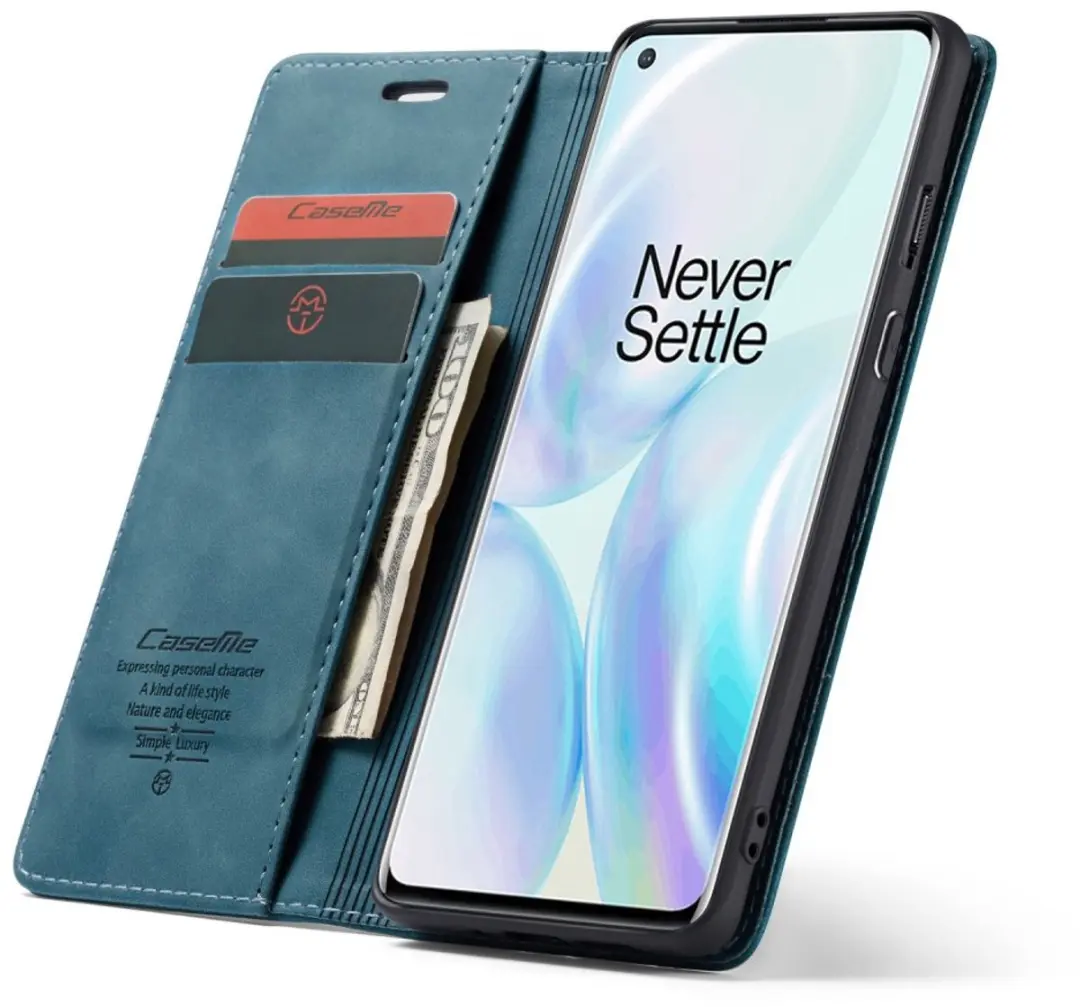 CaseMe Book Case OnePlus 8 - Groen