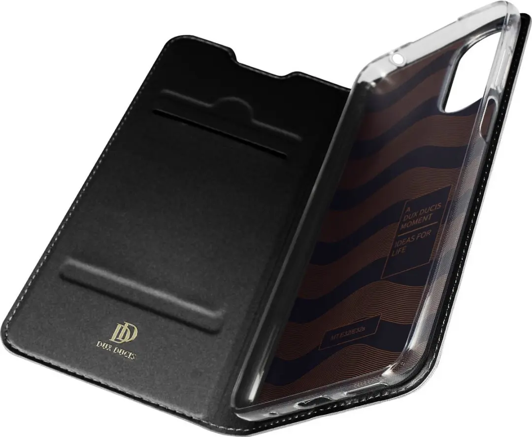 Dux Ducis Skin Pro Moto E32 Hoesje Portemonnee - Zwart FOLIO-PRO-BK-ME32