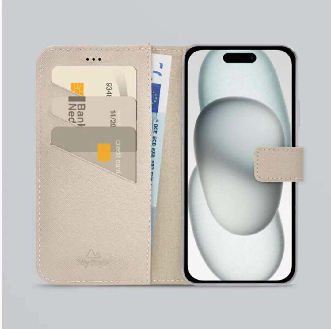 My Style MSFWLT1728 Telefoonhoesje iPhone 13 - Taupe