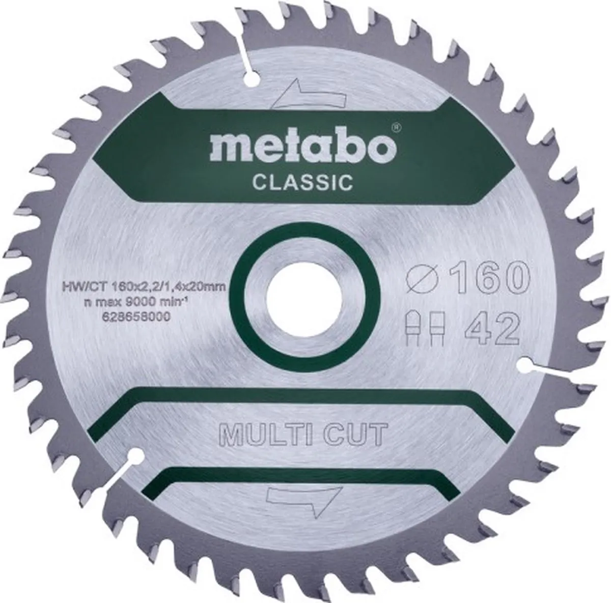 Metabo 628658000 Multi Cut Cirkelzaagblad 20mm