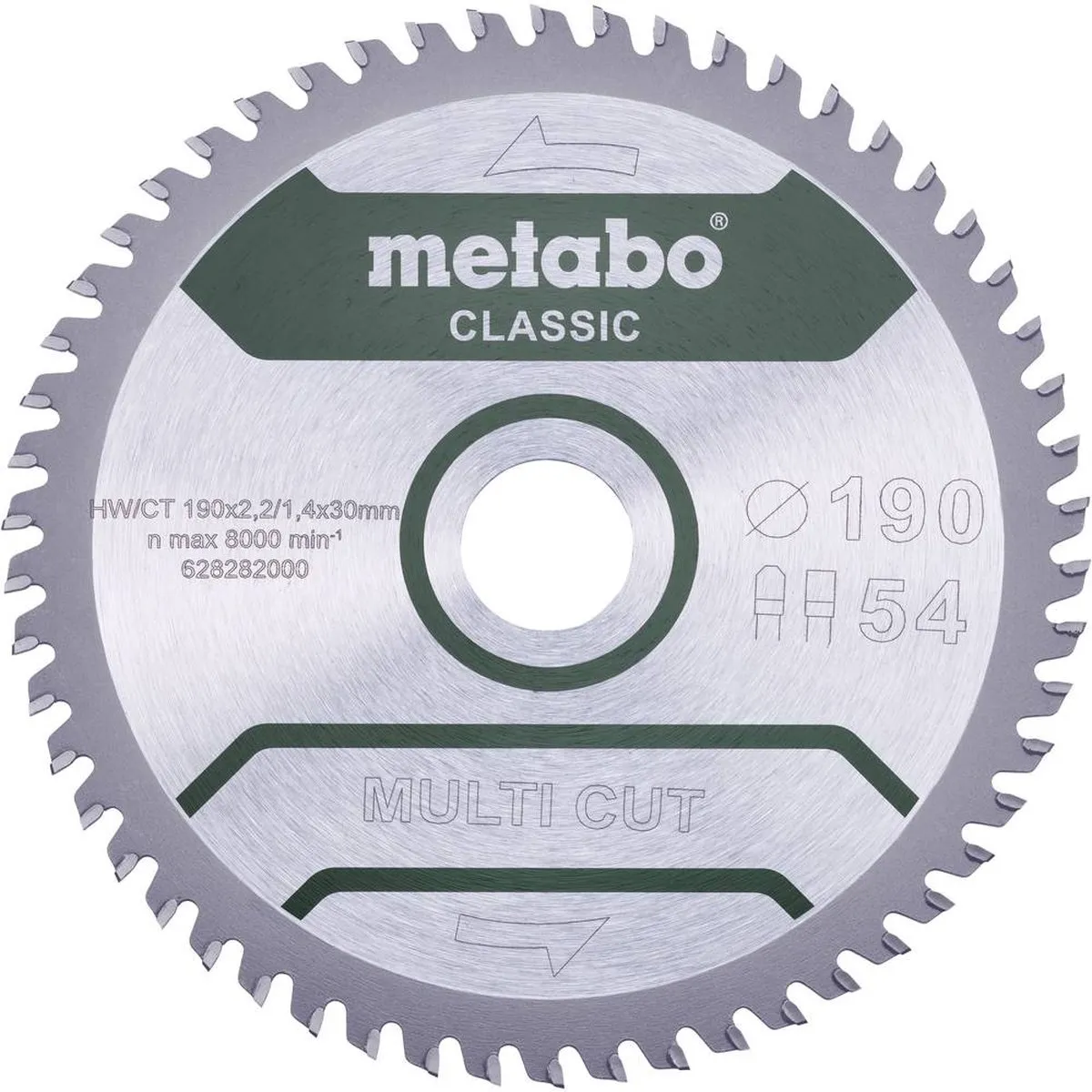 Metabo 628658000 Multi Cut Cirkelzaagblad 20mm - 42T