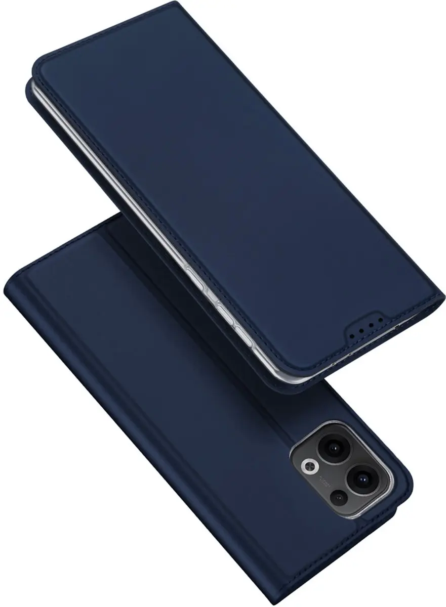 Dux Ducis Slim Softcase Bookcase Oppo Reno 13 SH00085740 - Donkerblauw