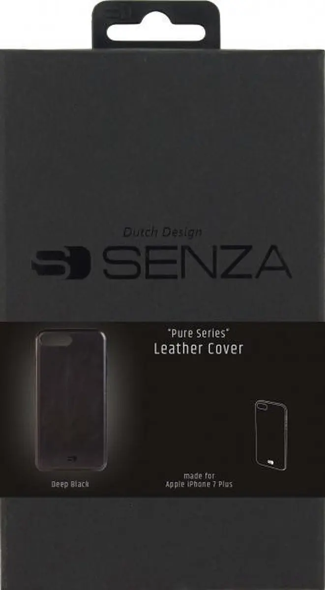 Senza Pure Series iPhone 6/6s Hoesje - Zwart - 8718256823299