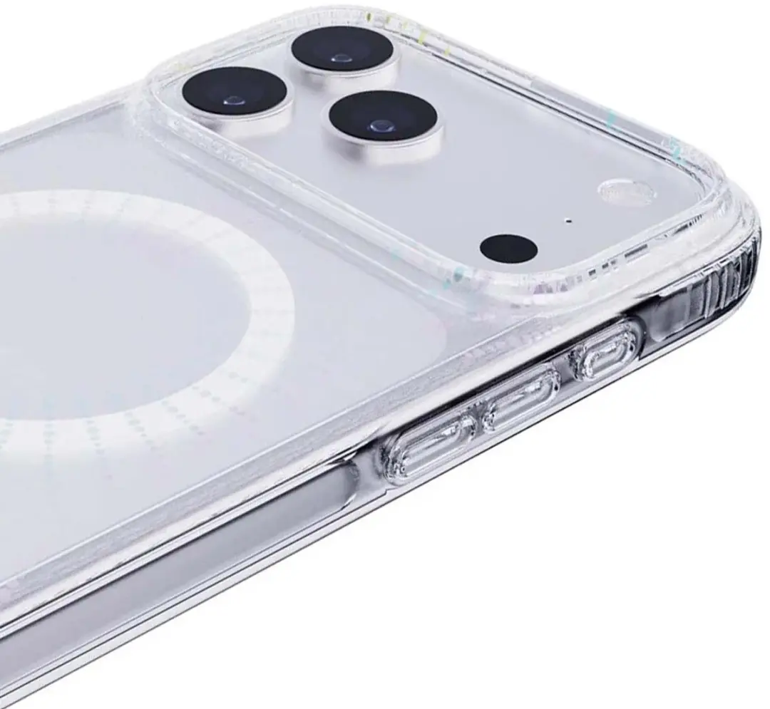 Tech21 EvoSparkle Series Hoesje iPhone 17 Pro Max T21-11376 - Transparant