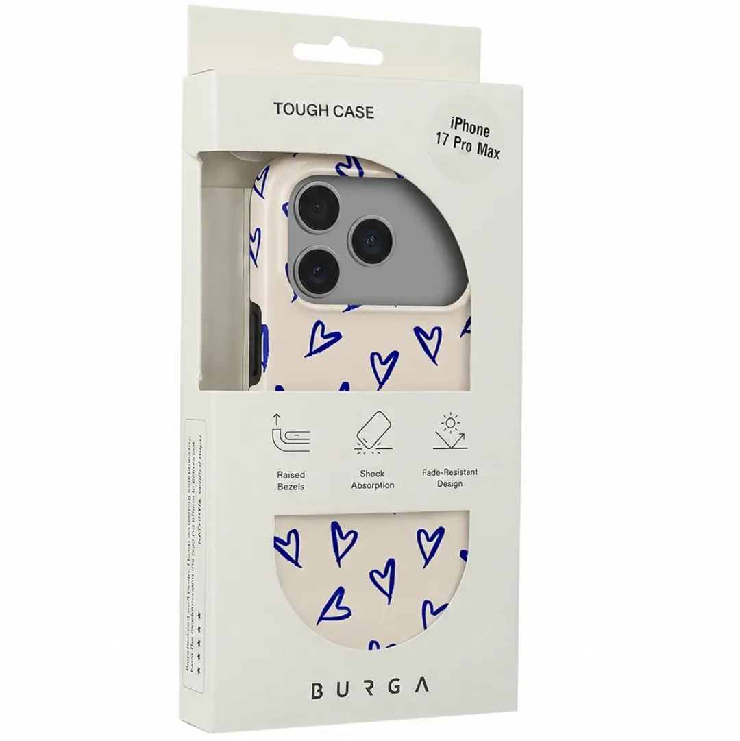 Burga Tough Dual Layer MagSafe Hoesje iPhone 17 Pro Max - Beige