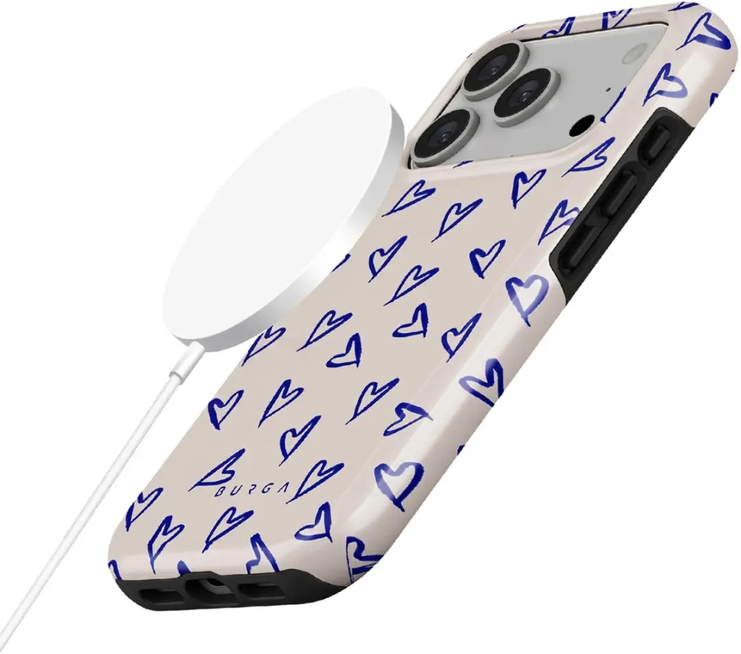 Burga Tough Dual Layer MagSafe Hoesje iPhone 17 Pro Max - Beige