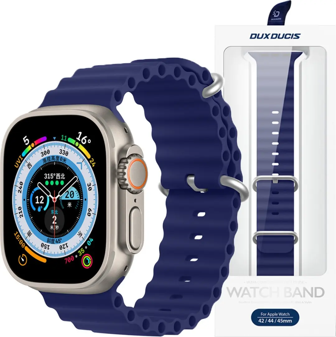 Dux Ducis Strap Horlogeband Marineblauw