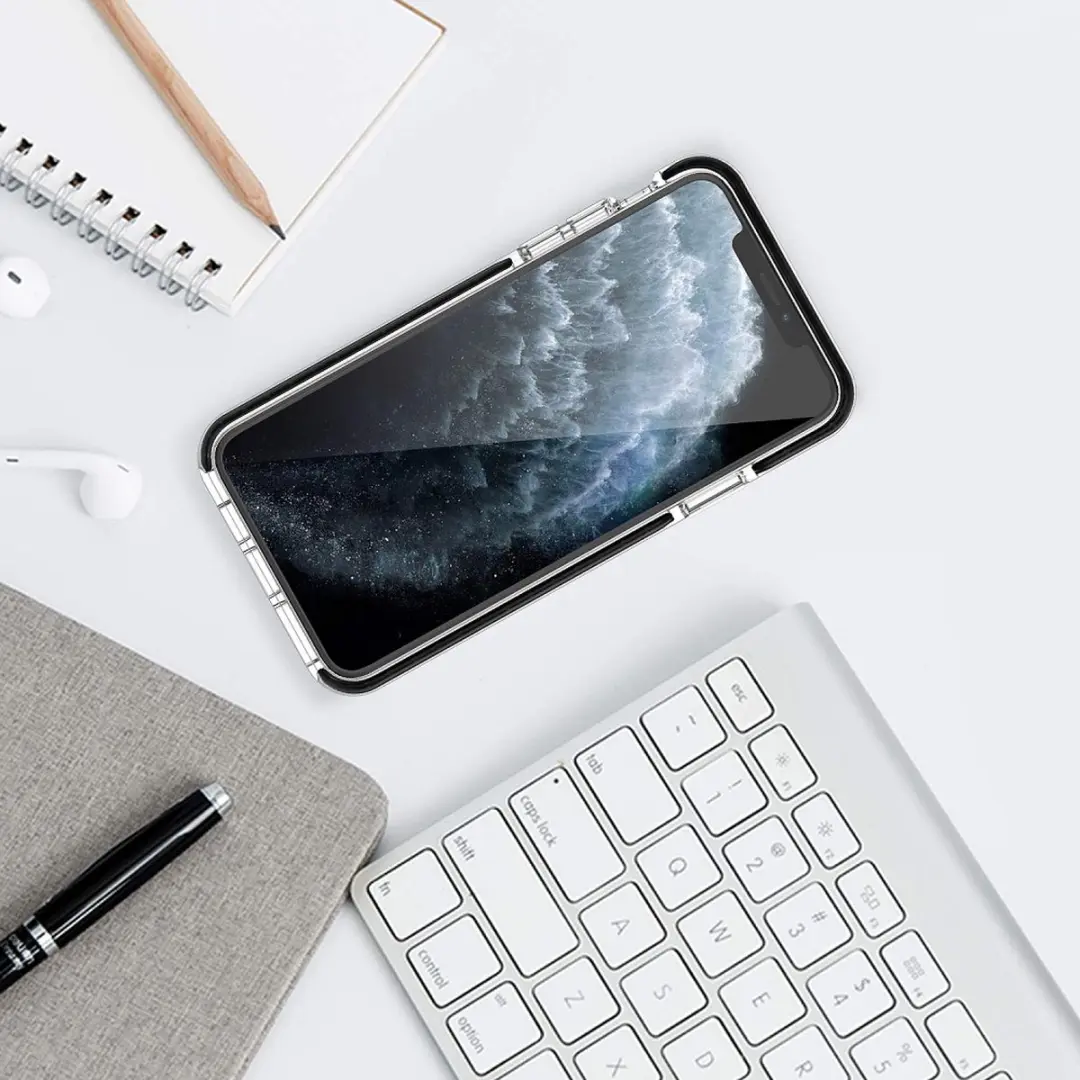 Mobilize MOB-SCB-GALA6P18 Hoesje Samsung Galaxy A6+ (2018) - Transparant/Zwart