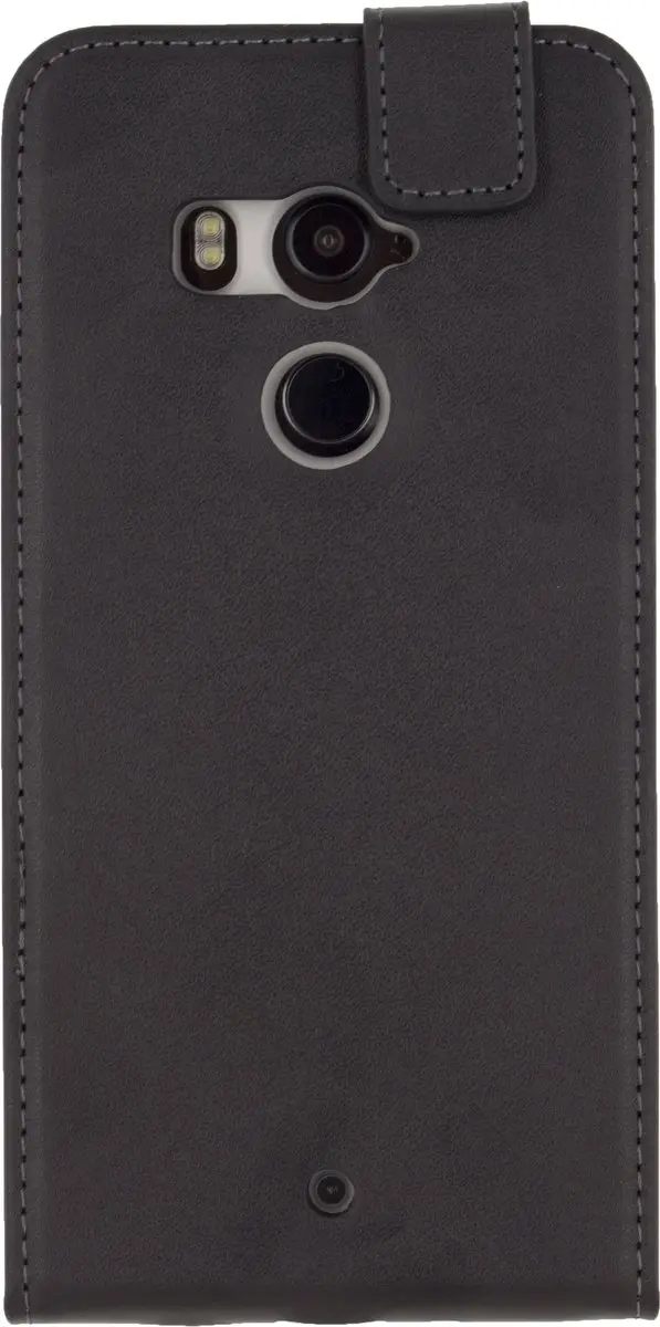 Mobilize Classic Gelly Flip Case HTC U11+ - Zwart
