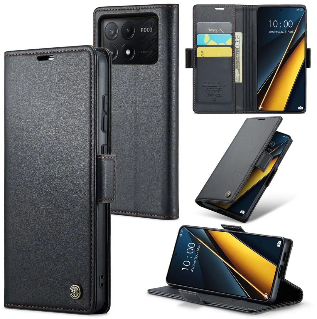 Caseme Wallet Case Xiaomi Poco X6 RFID