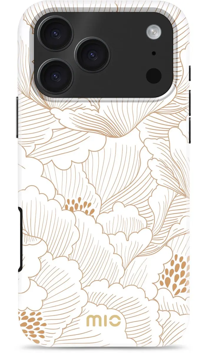 Mobilize MIO White Roses Hoesje iPhone 17 Pro