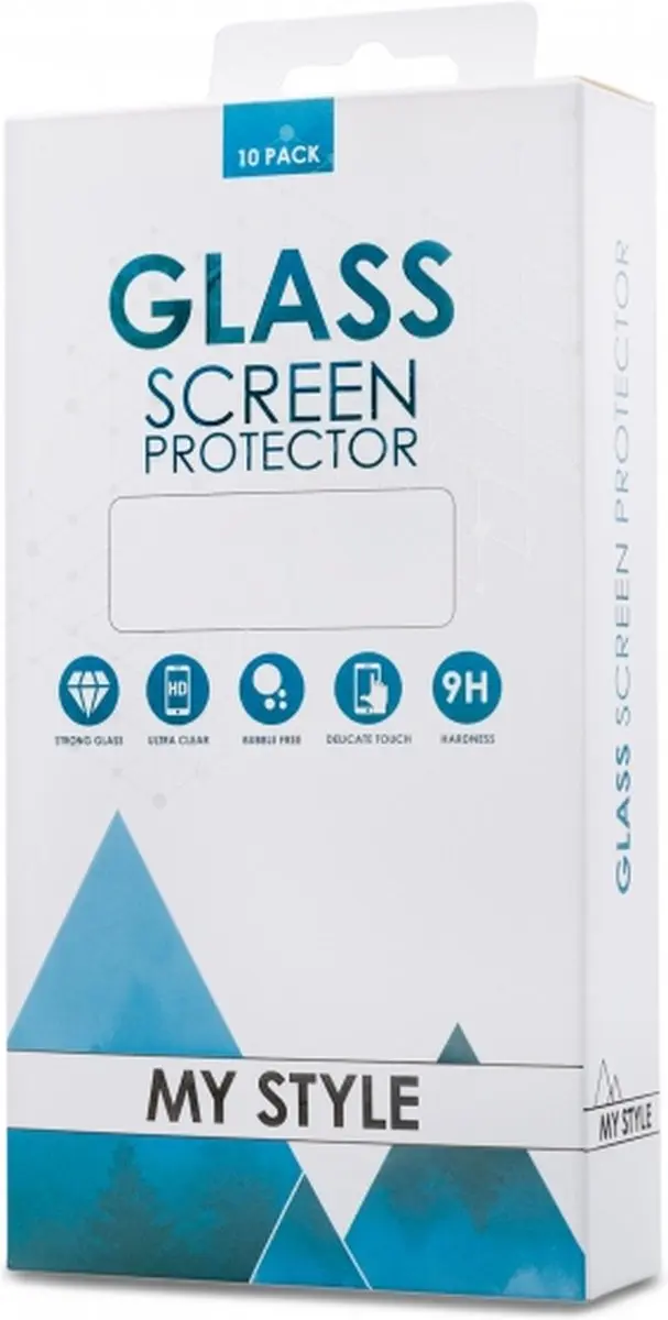 My Style Screenprotector Gehard Glas 10 Stuks