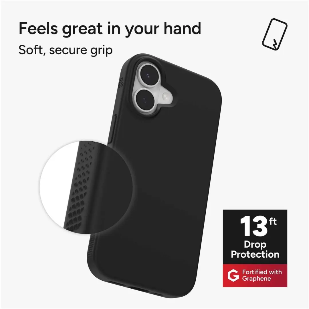 ZAGG Manhattan Snap Case iPhone 17 - MagSafe - 1 Pasje - Zwart