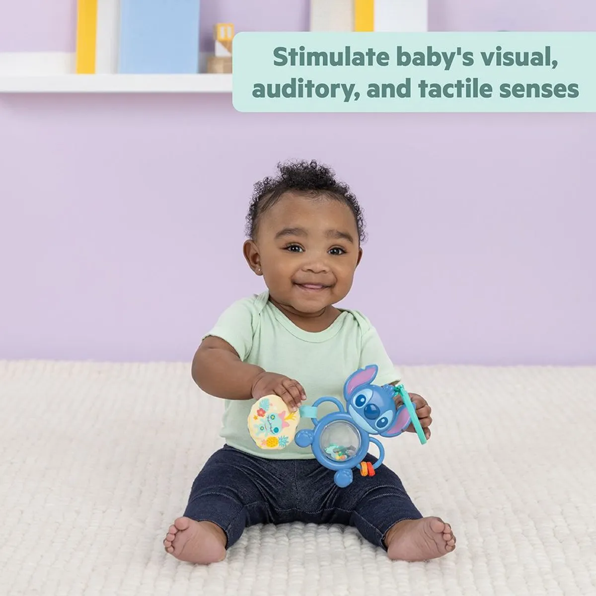Activity speeltje Stitch Tummy Tumble - Bright Starts - vanaf 0 maanden