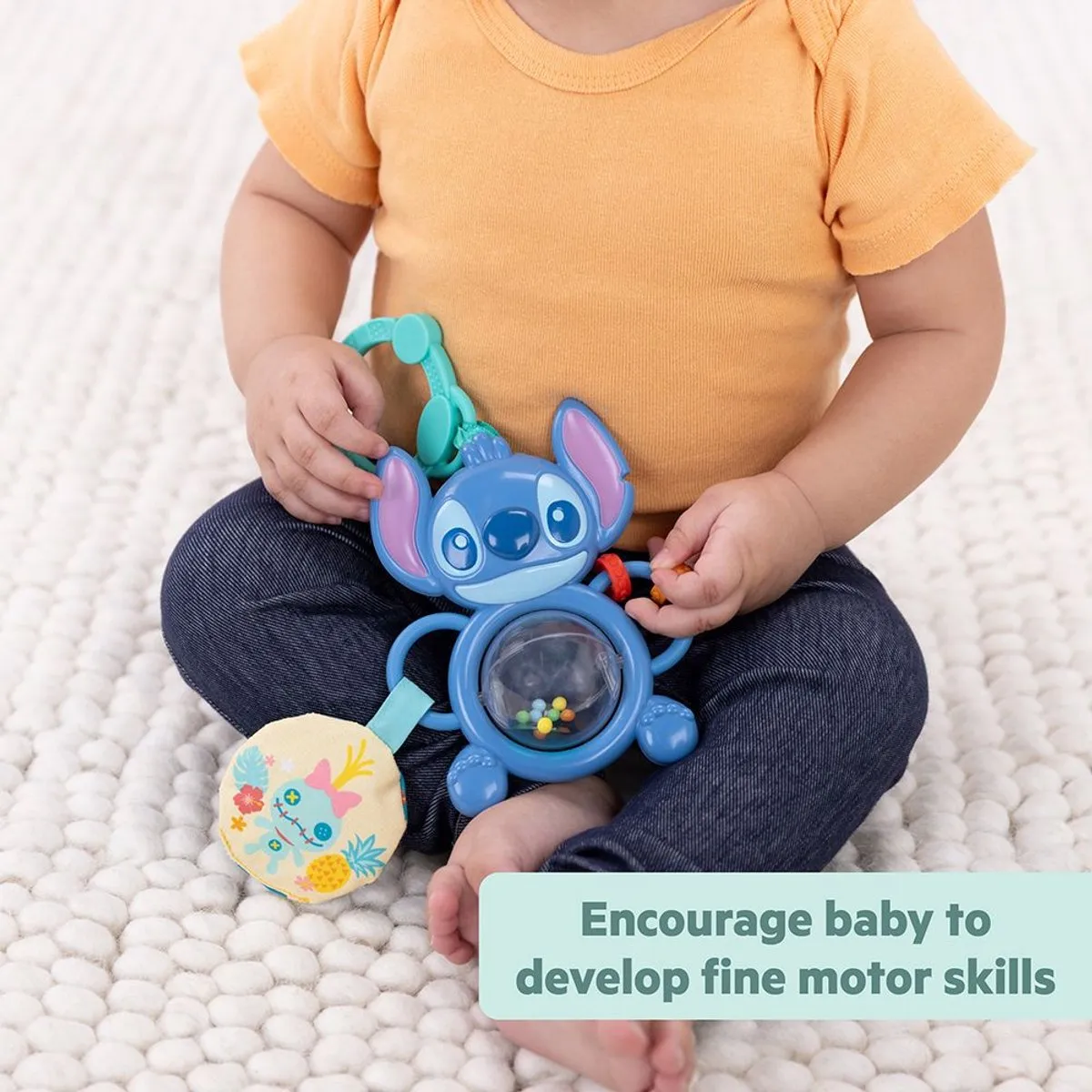Activity speeltje Stitch Tummy Tumble - Bright Starts - vanaf 0 maanden