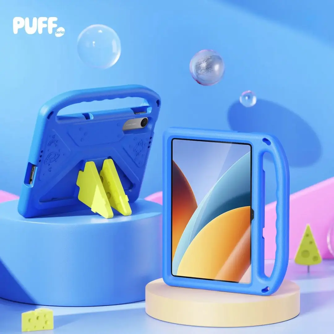 Dux Ducis PUFF Xiaomi Redmi Pad 2 Tablethoes - Blauw