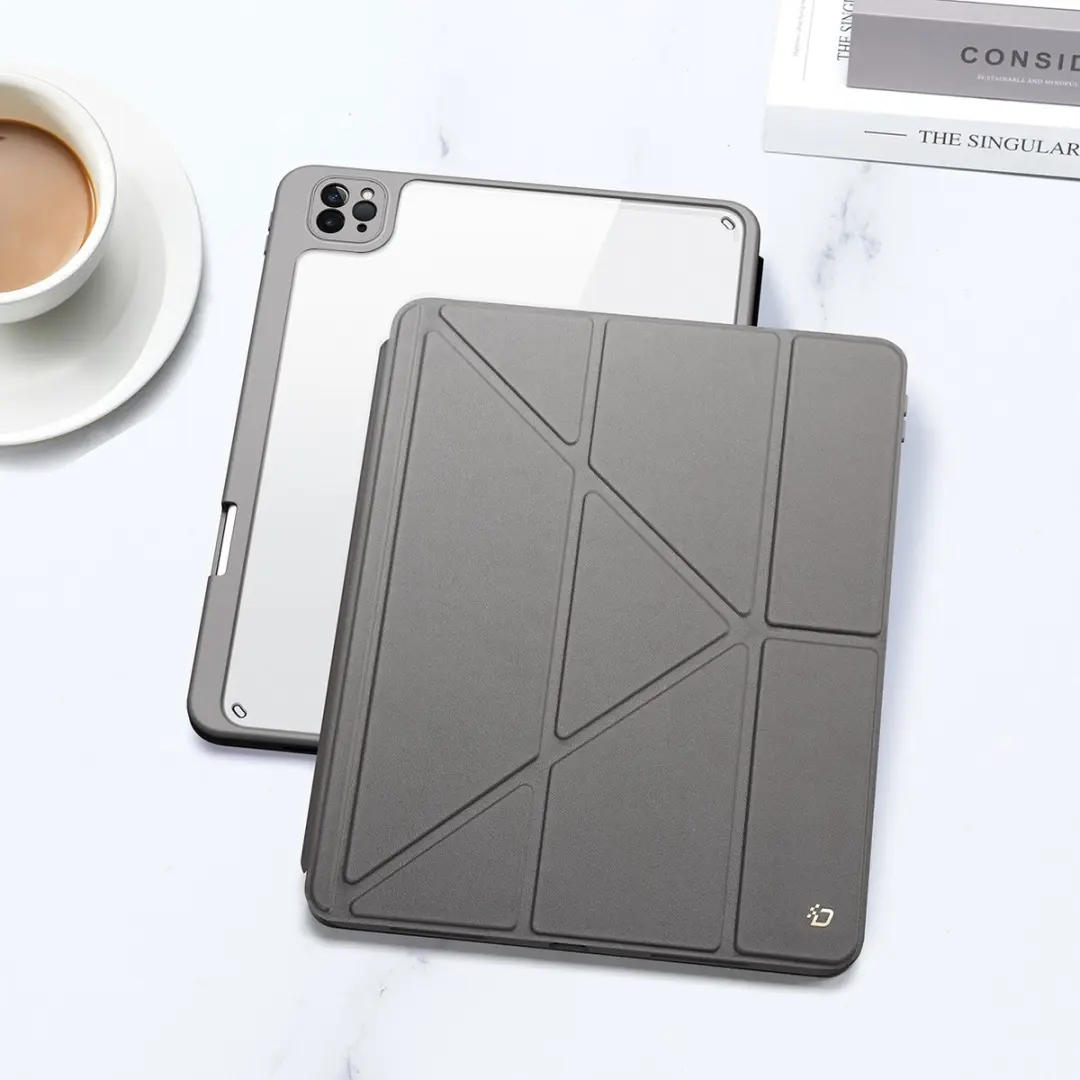 Dux Ducis iPad Pro 11 Hoes - Magneet Sluiting Grijs