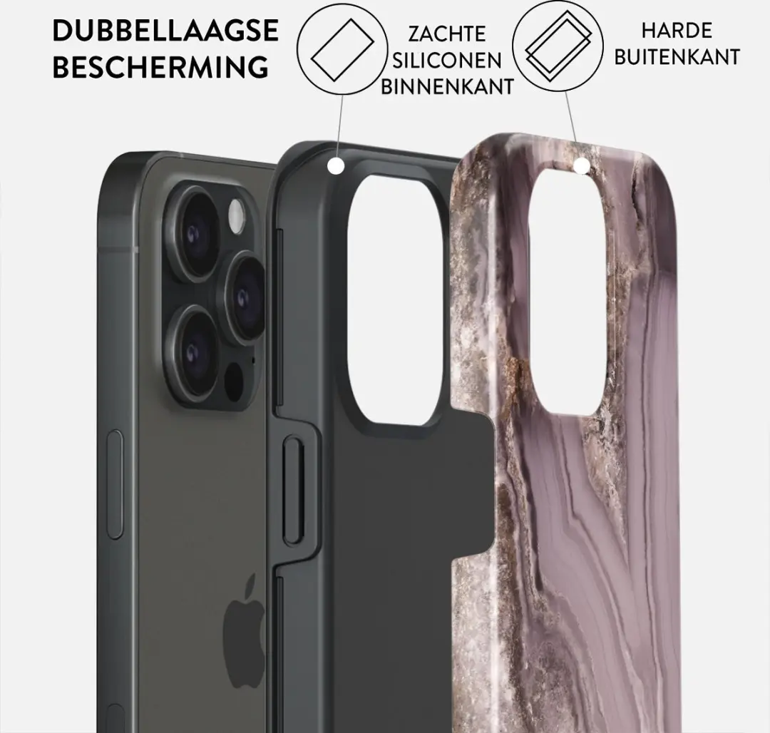 Burga Telefoonhoesje iPhone 15 Pro Golden Taupe - HO_02_IP15PRO_TH