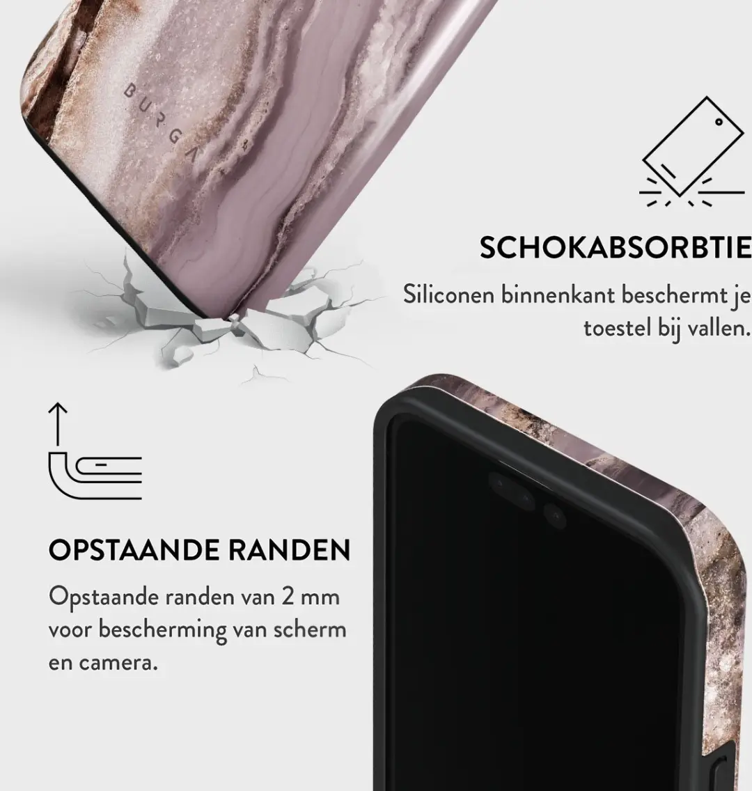 Burga Telefoonhoesje iPhone 15 Pro Golden Taupe - HO_02_IP15PRO_TH - afbeelding 6 van 6