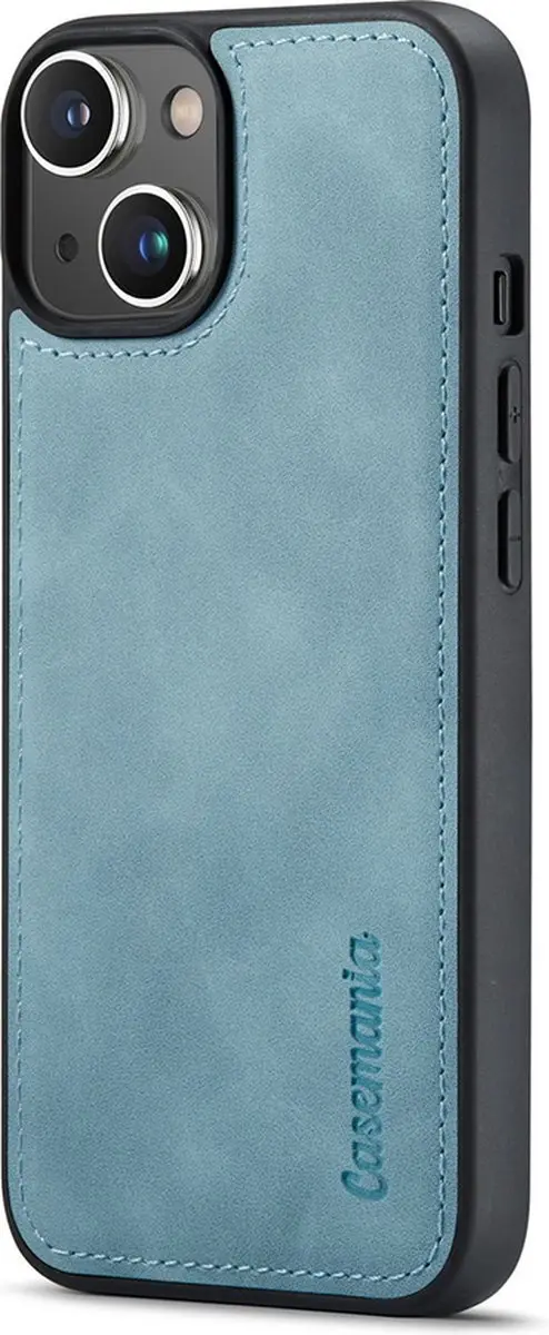 Caseme iPhone 14 Plus Bookcase Hoesje - Aquablauw - 4 Pasjes