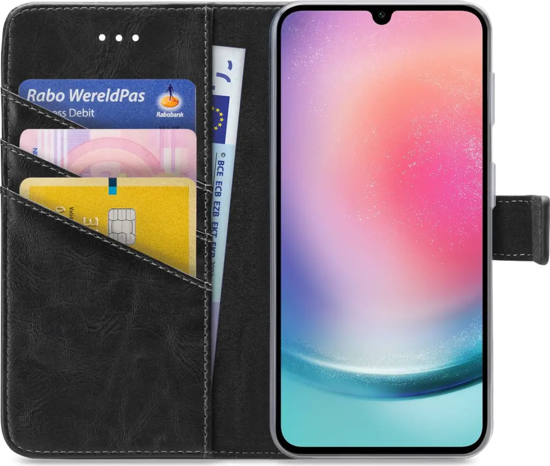My Style MSFWLT1499 Telefoonhoesje Samsung Galaxy A24 - Zwart