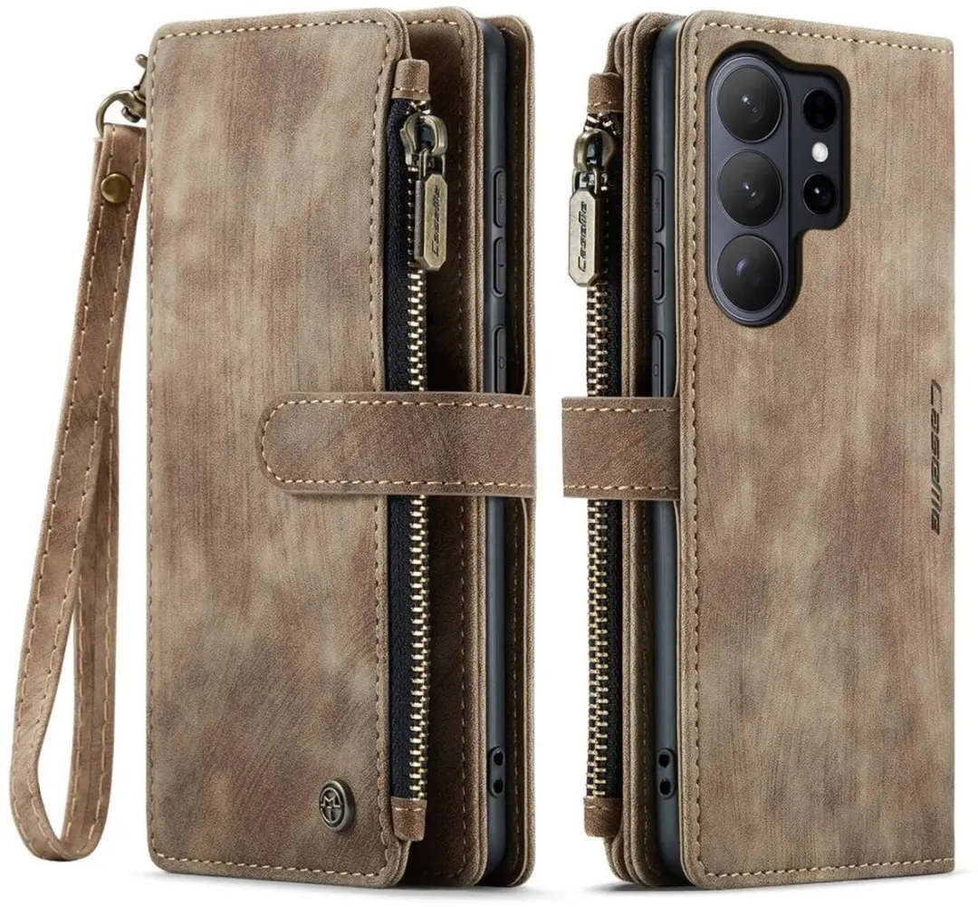 CaseMe C30 Hoesje Samsung Galaxy S26 Ultra - Bruin - afbeelding 6 van 6