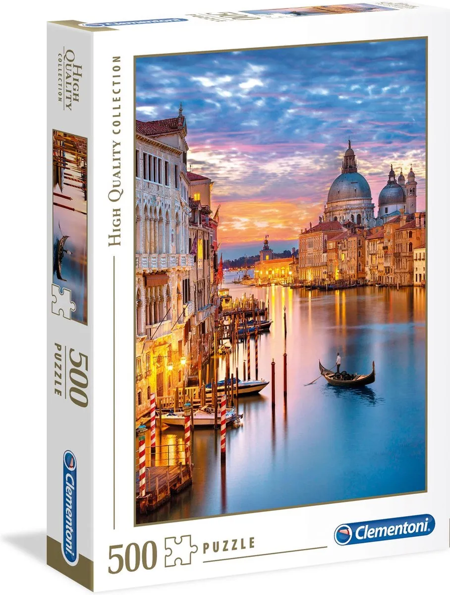 Clementoni Puzzel 500 Stuks Verlichting Venetië - High Quality Collection