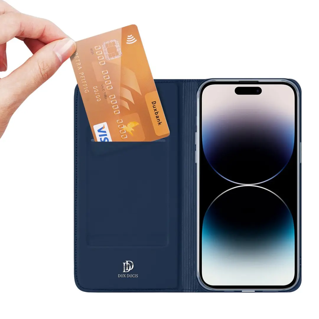 Dux Ducis Skin Pro SH00054180 Hoesje - iPhone 14 Pro Max - Blauw