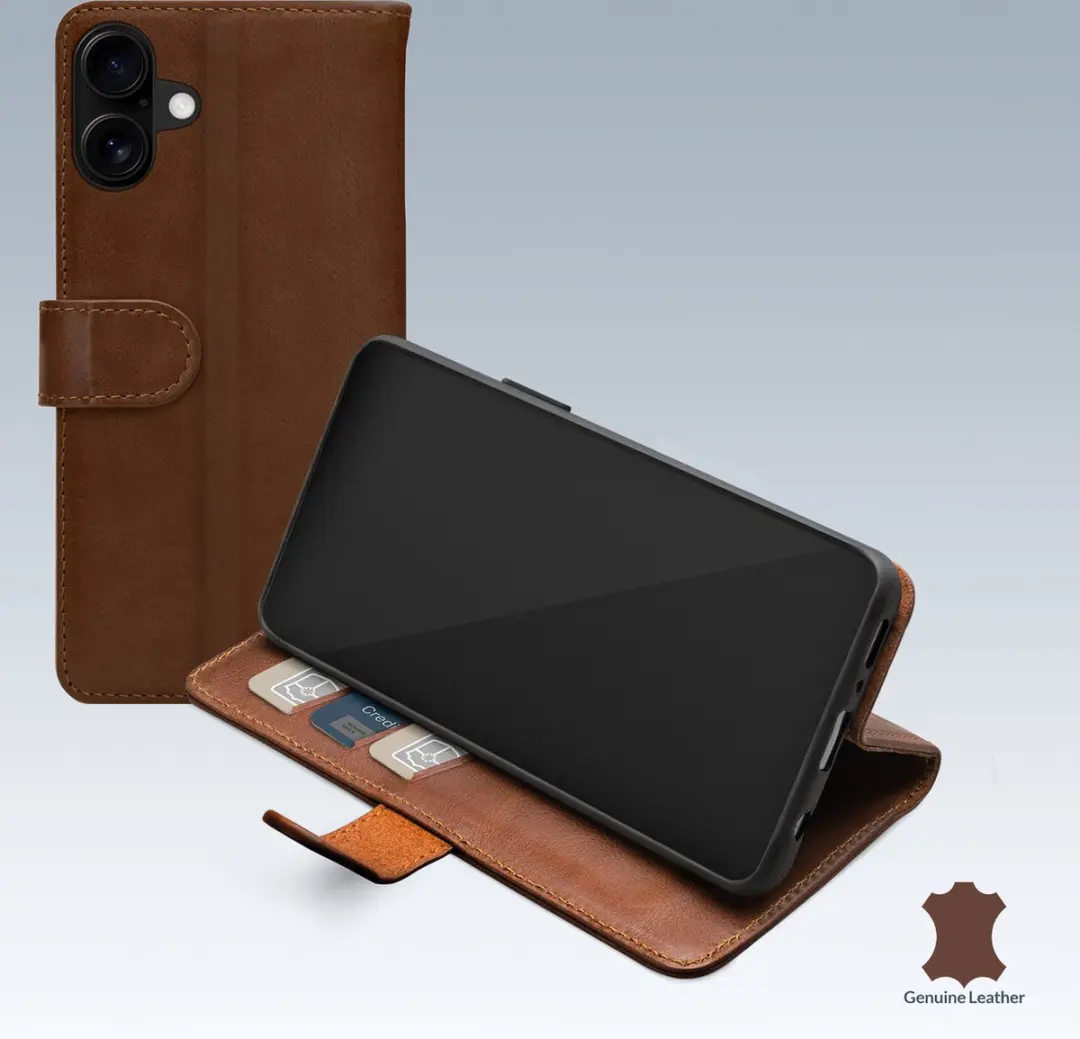 Mobilize Wallet Bookcase iPhone 16 - Bruin