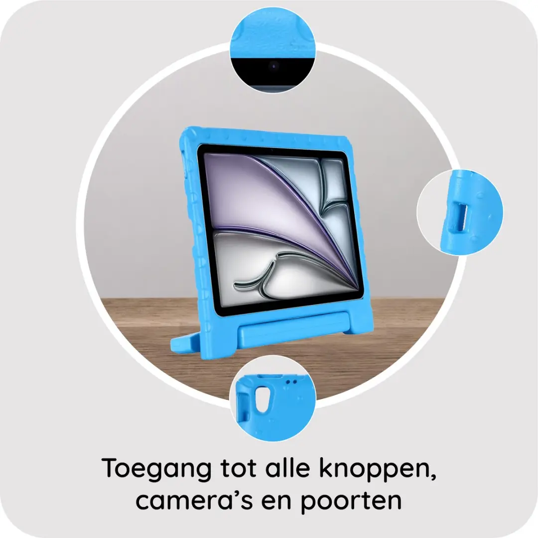 Just in Case Tablet Classic Hoes - iPad Air 11" (M2/M3/M4) - Blauw
