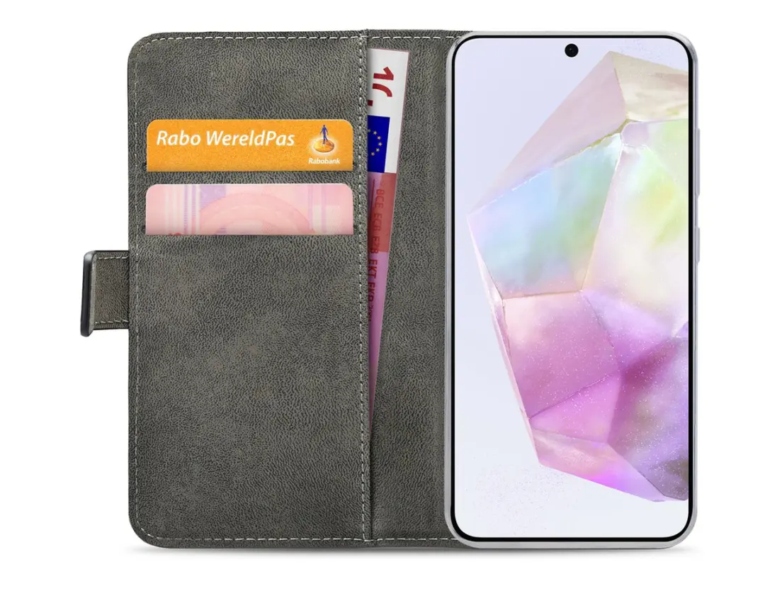 Mobilize Classic Gelly Wallet Bookcase Samsung Galaxy A35 5G - Zwart