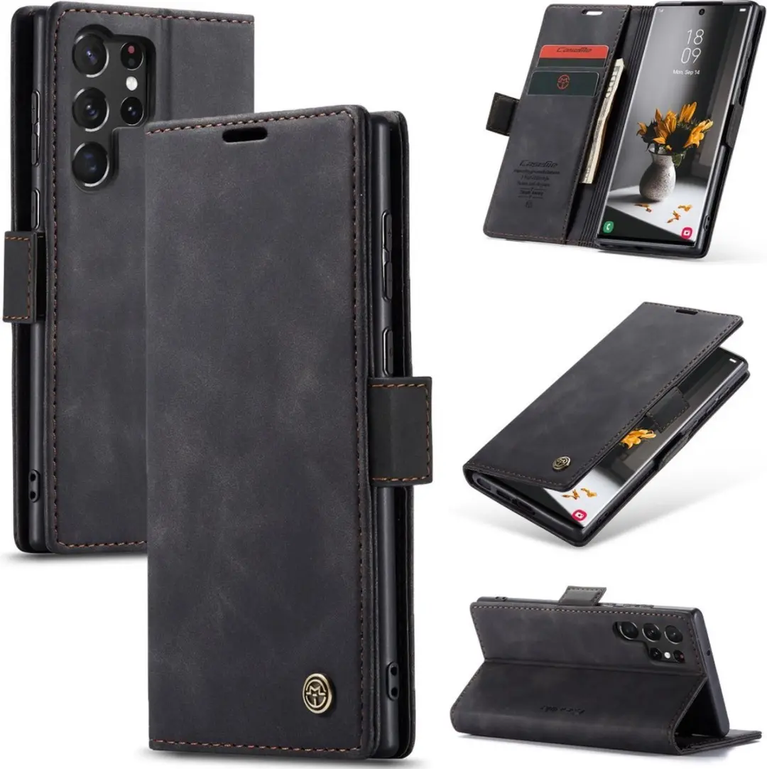 Caseme 013 Book Case Hoesje Samsung Galaxy S24 Ultra