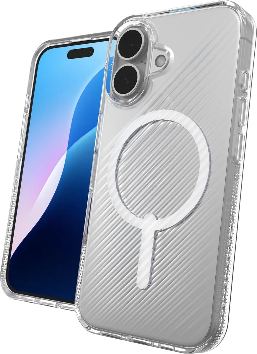 ZAGG Luxe Snap Mag iPhone 16 Hoesje - 702315010 - Transparant