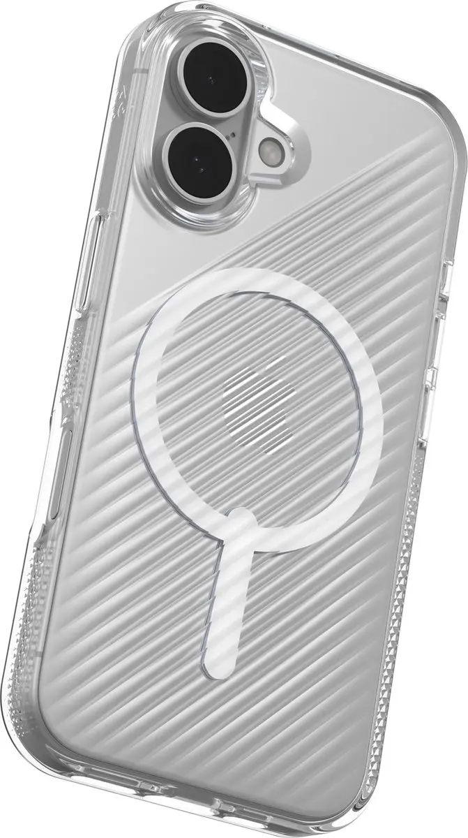 ZAGG Luxe Snap Mag iPhone 16 Hoesje - 702315010 - Transparant