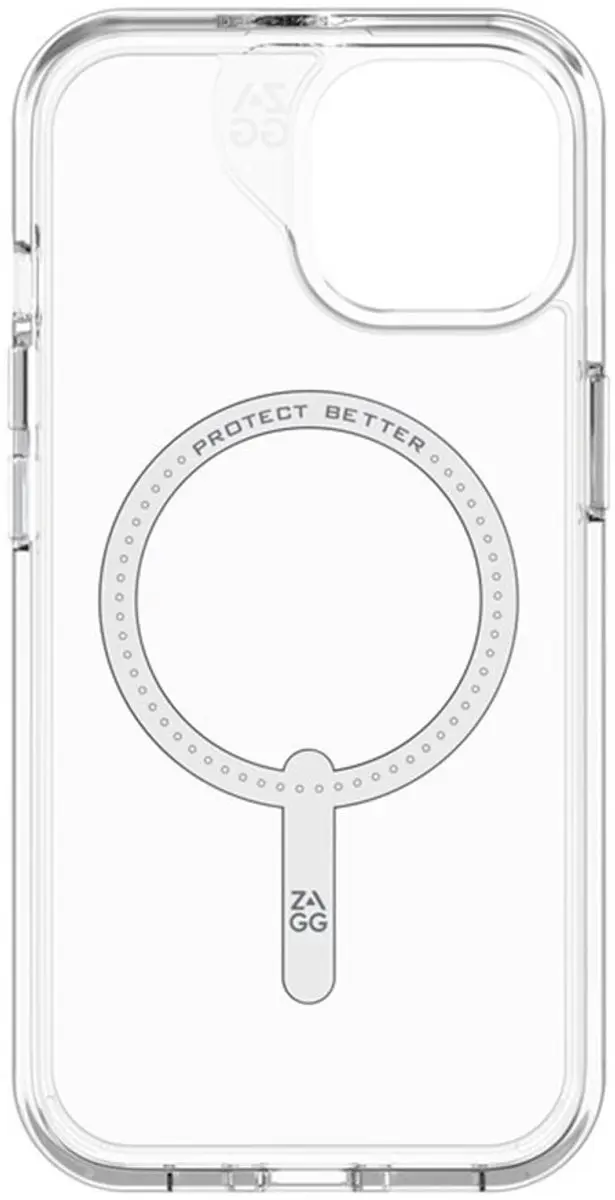 ZAGG Crystal Palace Snap Hoesje iPhone 15 - Transparant - 54650 - afbeelding 6 van 6