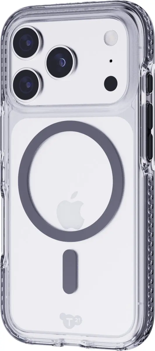 Tech21 Evo Crystal iPhone 17 Pro Hoesje - T21-11324 - Transparant/Zwart