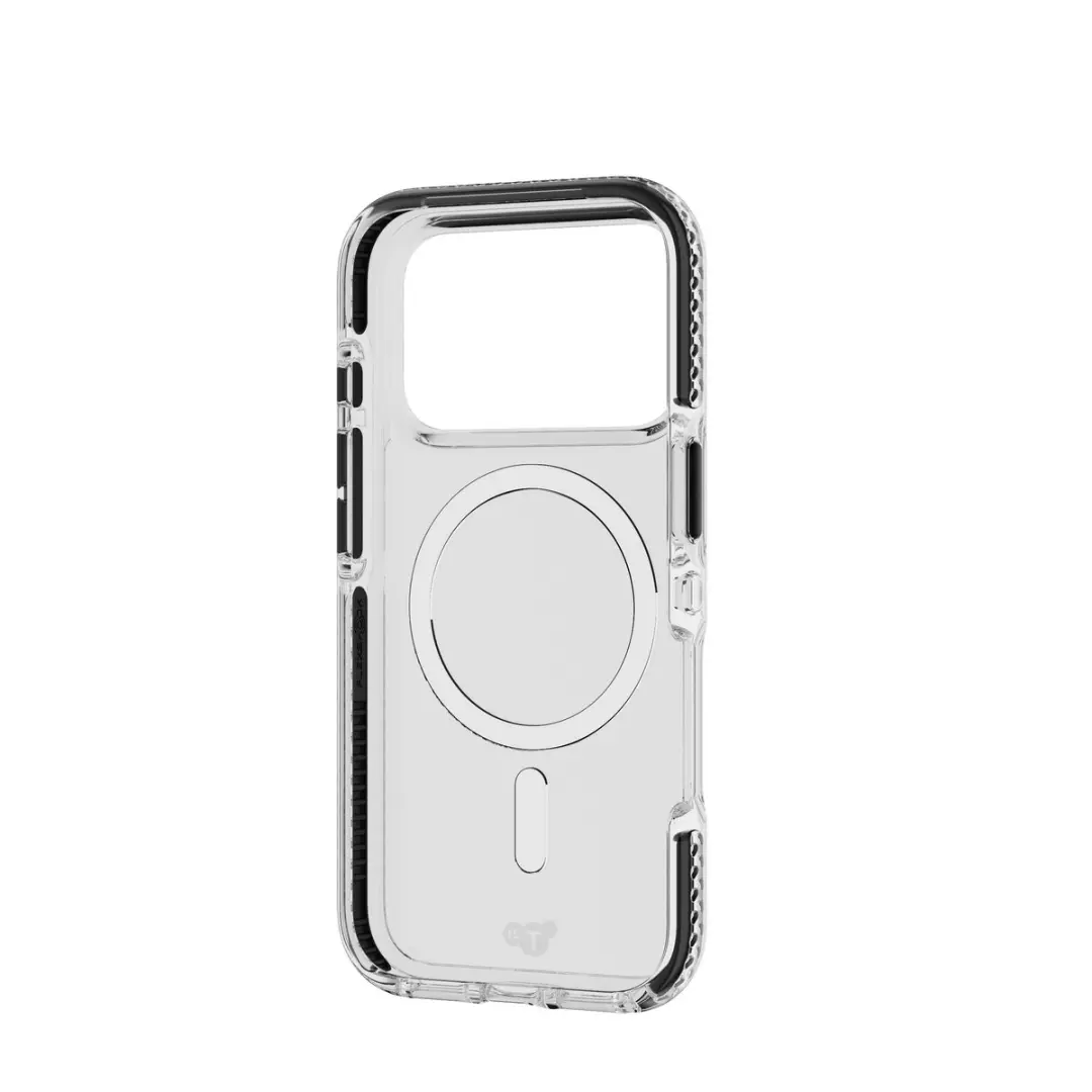 Tech21 Evo Crystal iPhone 17 Pro Hoesje - T21-11324 - Transparant/Zwart
