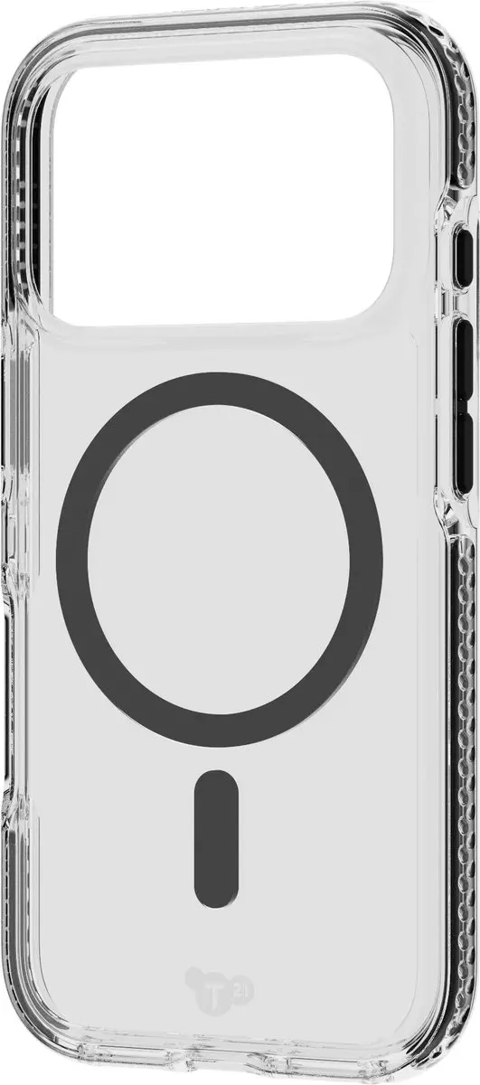 Tech21 Evo Crystal iPhone 17 Pro Hoesje - T21-11324 - Transparant/Zwart