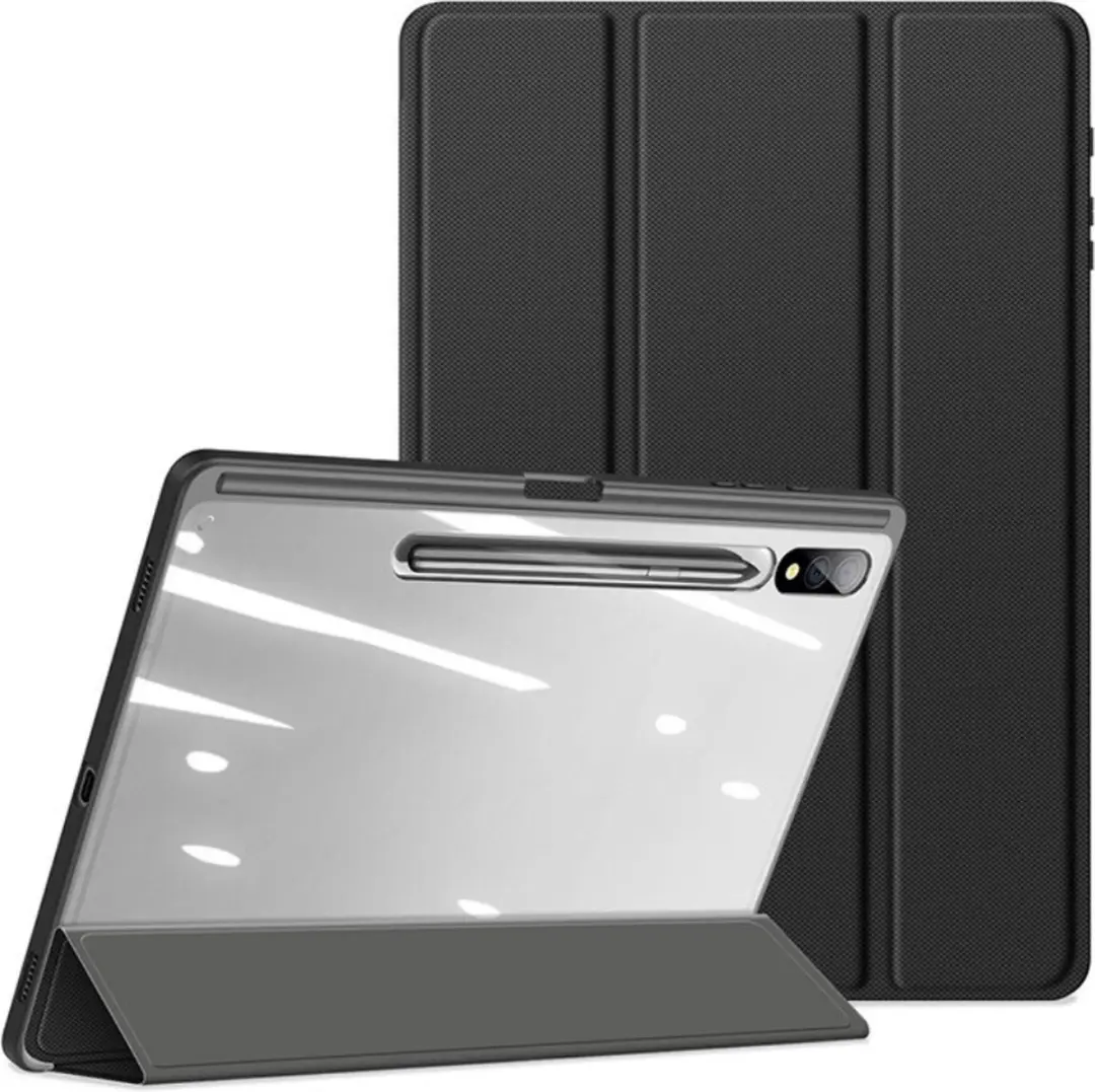 Dux Ducis Toby Series Tablethoes Samsung Galaxy Tab S10 Plus - Zwart