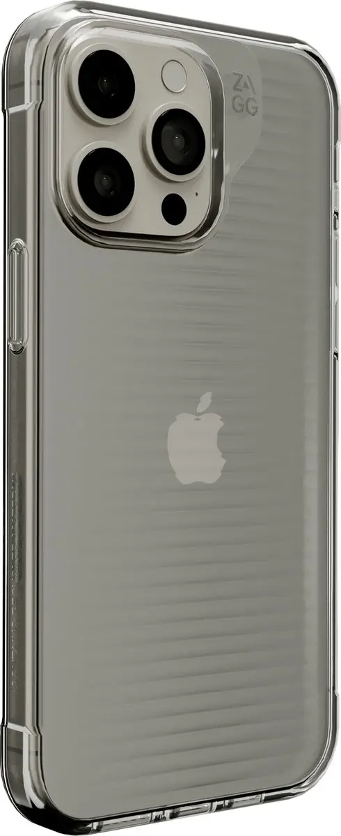 ZAGG iPhone 15 Pro Max Luxe Hoesje - Transparant - 840056193208