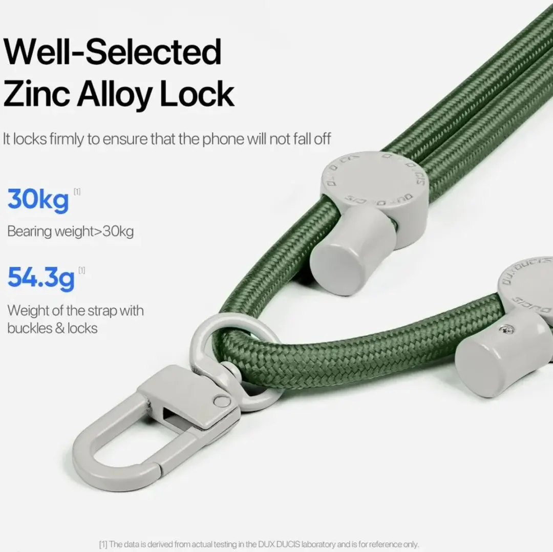 Dux Ducis Crossbody Groen - Universeel Telefoonkoord