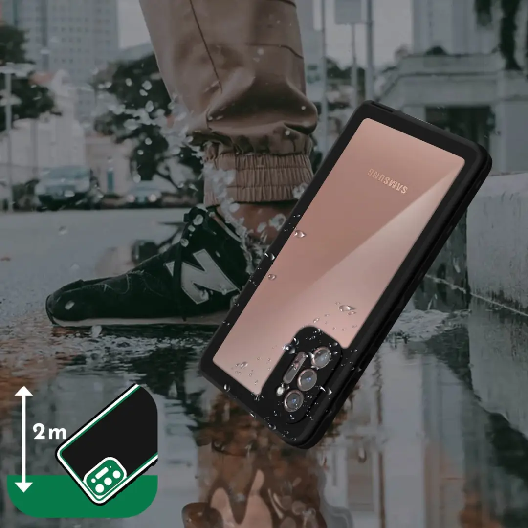 Redpepper Hoesje Samsung Galaxy Note20 Ultra - Zwart - Schokbestendig